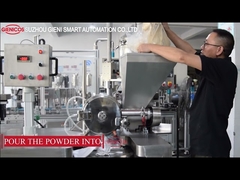 Paslanmaz Çelik Kozmetik Toz Baskı Makinesi 8pcs Çekiç Vuruşla Besleme