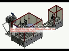 Silikon ruj doldurma makinesi saatte 1300 adet Euro Standart Alüminyum profil sütunu ile