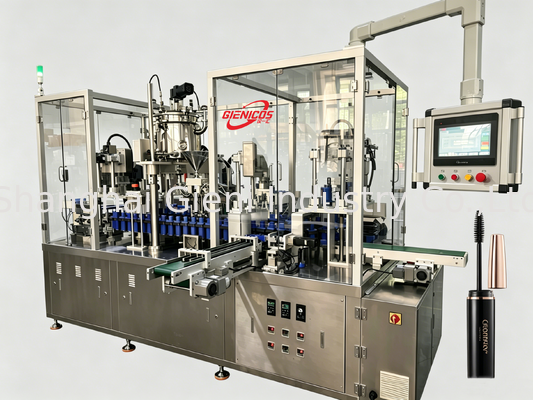 JQH-02 80 PCS/MIN çıkışı ve döner kaplama sistemi ile yüksek hızlı dudak parlatıcısı doldurma makinesi