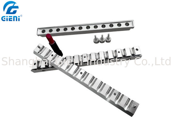 Renkli Kozmetik Dolum Makinası Manuel Üç Adet Ruj Kalıp