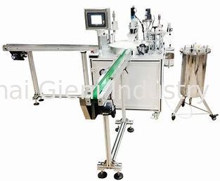 2 Nozul Döner Tablalı Oje Dolum Makinesi 10ml