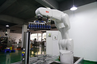 ABB Robot Tam Otomatik Dudak Parlatıcısı Maskara Dolum Kapatma Makinesi Üretim Hattı