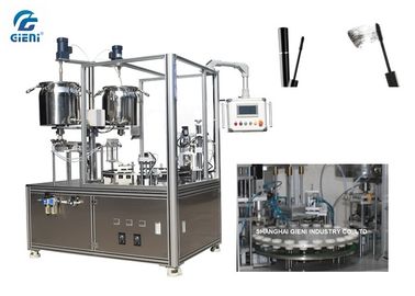 İyi bir fiyat. Döner Tip Maskara Dolum Makinesi Paslanmaz Çelik Fırça Ekleme İlavesi ile çevrimiçi