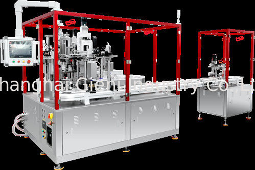 Yumuşak ve hassas ruj toplu doldurma hava basıncı 0.4-0.7Mpa için eğimli ruj doldurma üretim hattı