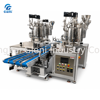 HFM-12N80L Twelve Nozzle Industrial Hot Filling Machine 80L Tank 60-80 bottles/min Max Output