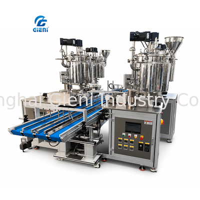 HFM-12N80L Twelve Nozzle Industrial Hot Filling Machine 80L Tank 60-80 bottles/min Max Output