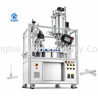 500BPH Hız ve 1-50ml Hassasiyetli Dolum Özellikli 2 Nozullu Ruj Parlatıcı Dolum Makinesi