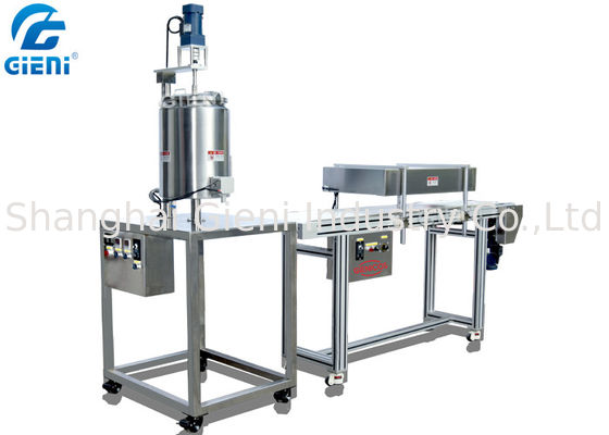 SUS304 Manuel Tip Metal Kalıp Dudak Balsamı Üretim Hattı, Konveyörlü