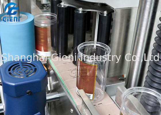 SS304 300pcs / Min Yıldız Tekerlek Kozmetik Etiketleme Makinesi