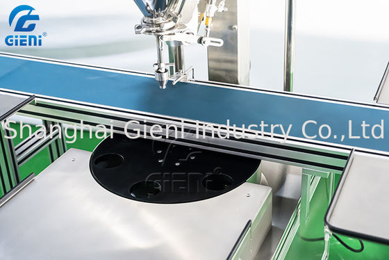 Değiştirilebilir Burgu ile 15L Tank Kozmetik Dolum Makinesi