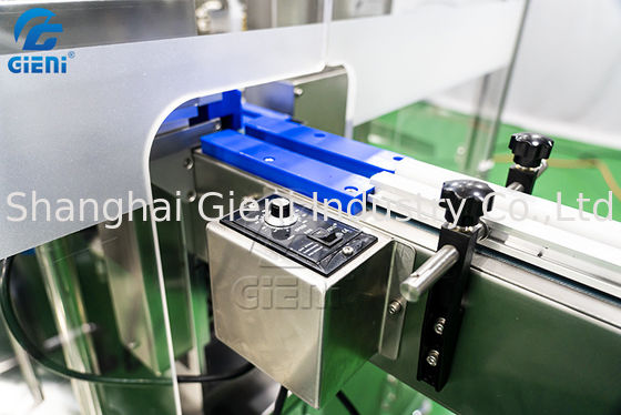 Döner Tip Maskara Kozmetik Dolum Makinesi PLC Kontrolü 60pcs / Min