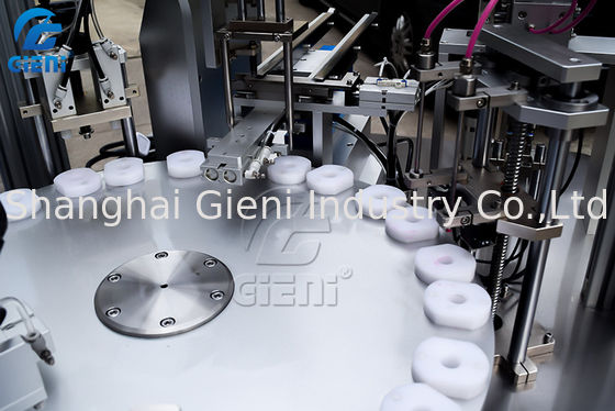 Yarı Otomatik Döner 15L Tank Dudak Parlatıcı Dolum Makinesi