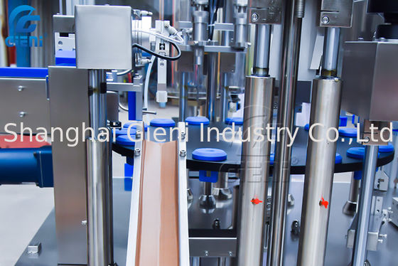 AC220V 50pcs / Min Döner Tırnak Jeli Dolum Makinesi 2 Nozul