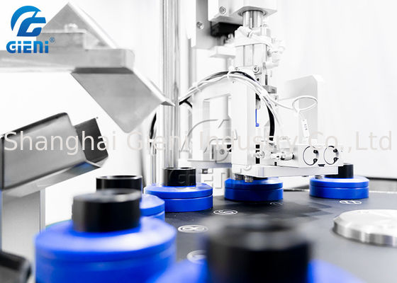 1-10ML Kozmetik Dolum Makinesi 1 Nozul Döner 35pcs / Min Kozmetik Tüp Kapama Makinesi