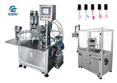 İyi bir fiyat. Servo Capper ile Yüksek Verimli Oje Şişesi Dolum Makinesi 220V çevrimiçi