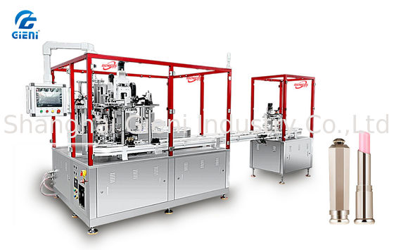 Servo Kaplama ile Doğrusal Tip 12 Pistonlu Maskara Doldurma Makinesi. 84 PCS/Min.